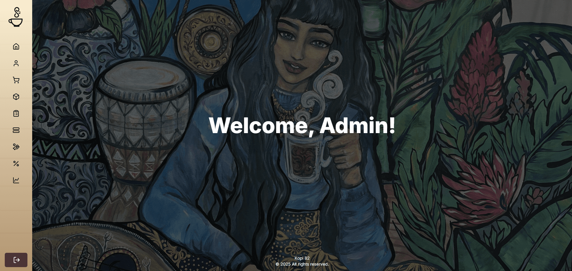 Preview of Kopi82 Online Menu & Inventory System